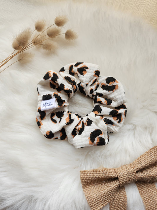 Chouchou Léopard en Gaze de coton - Bisous Papillon