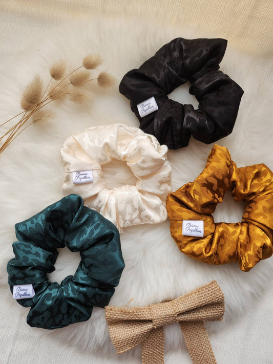 Chouchous en satin Léopard - Bisous Papillon