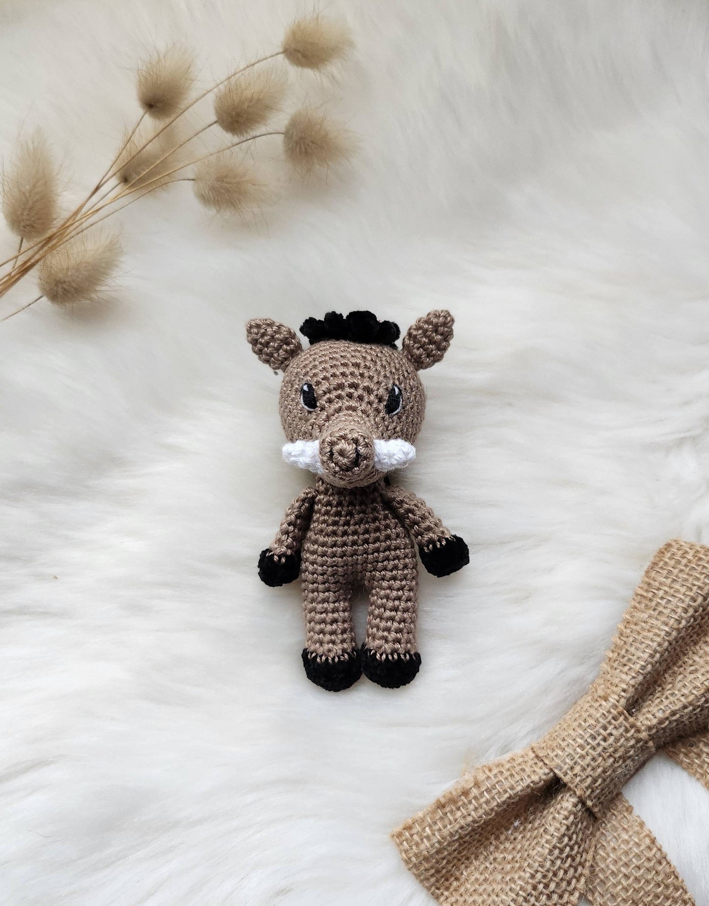 Patron au crochet du petit sanglier