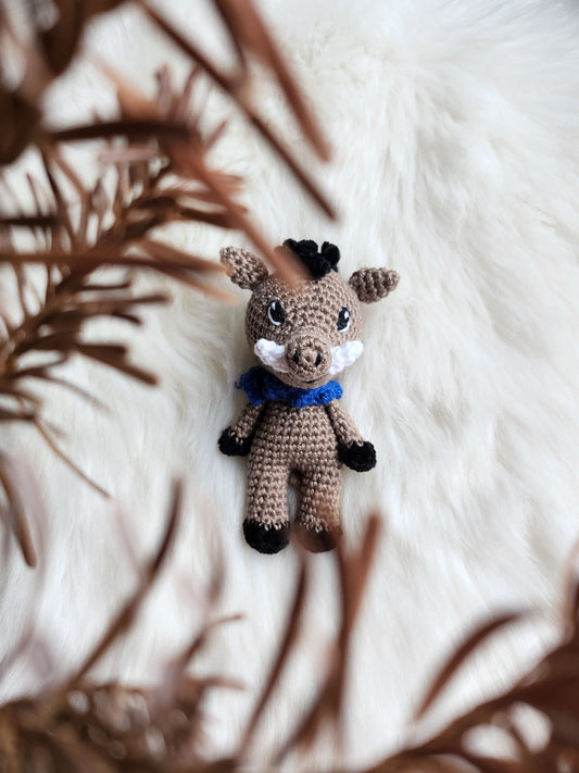 Patron au crochet de Toto le petit sanglier - Bisous Papillon