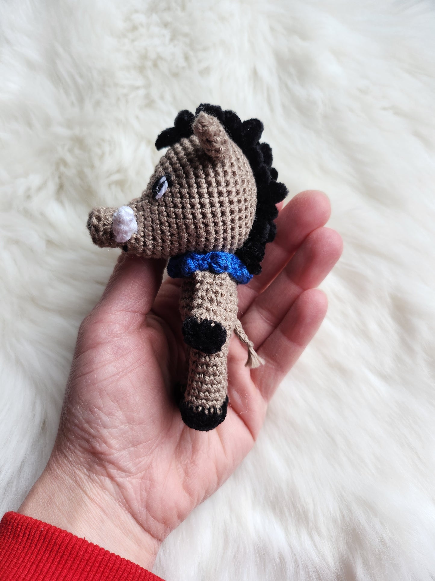 Patron au crochet de Toto le petit sanglier - Bisous Papillon