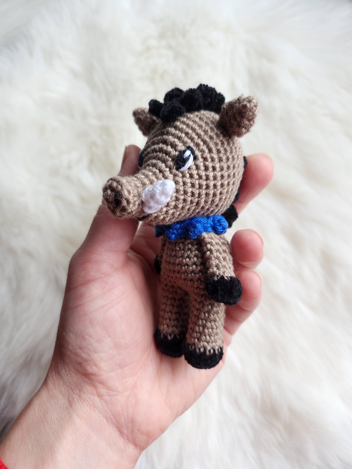 Patron au crochet de Toto le petit sanglier - Bisous Papillon