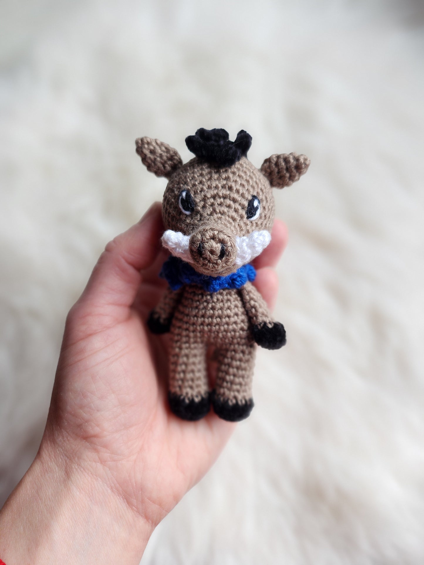 Patron au crochet de Toto le petit sanglier - Bisous Papillon