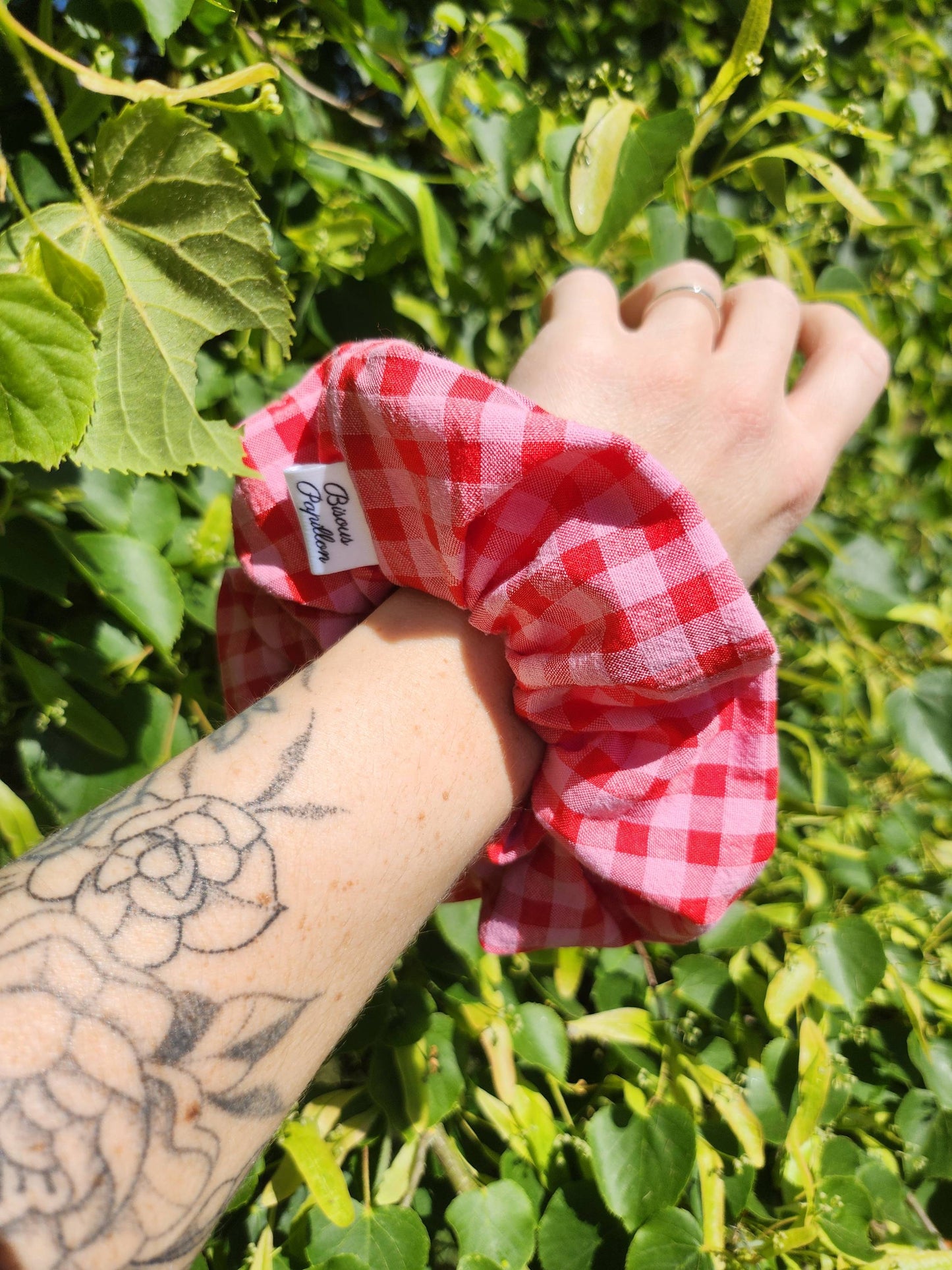 Chouchou Vichy Rouge et Rose