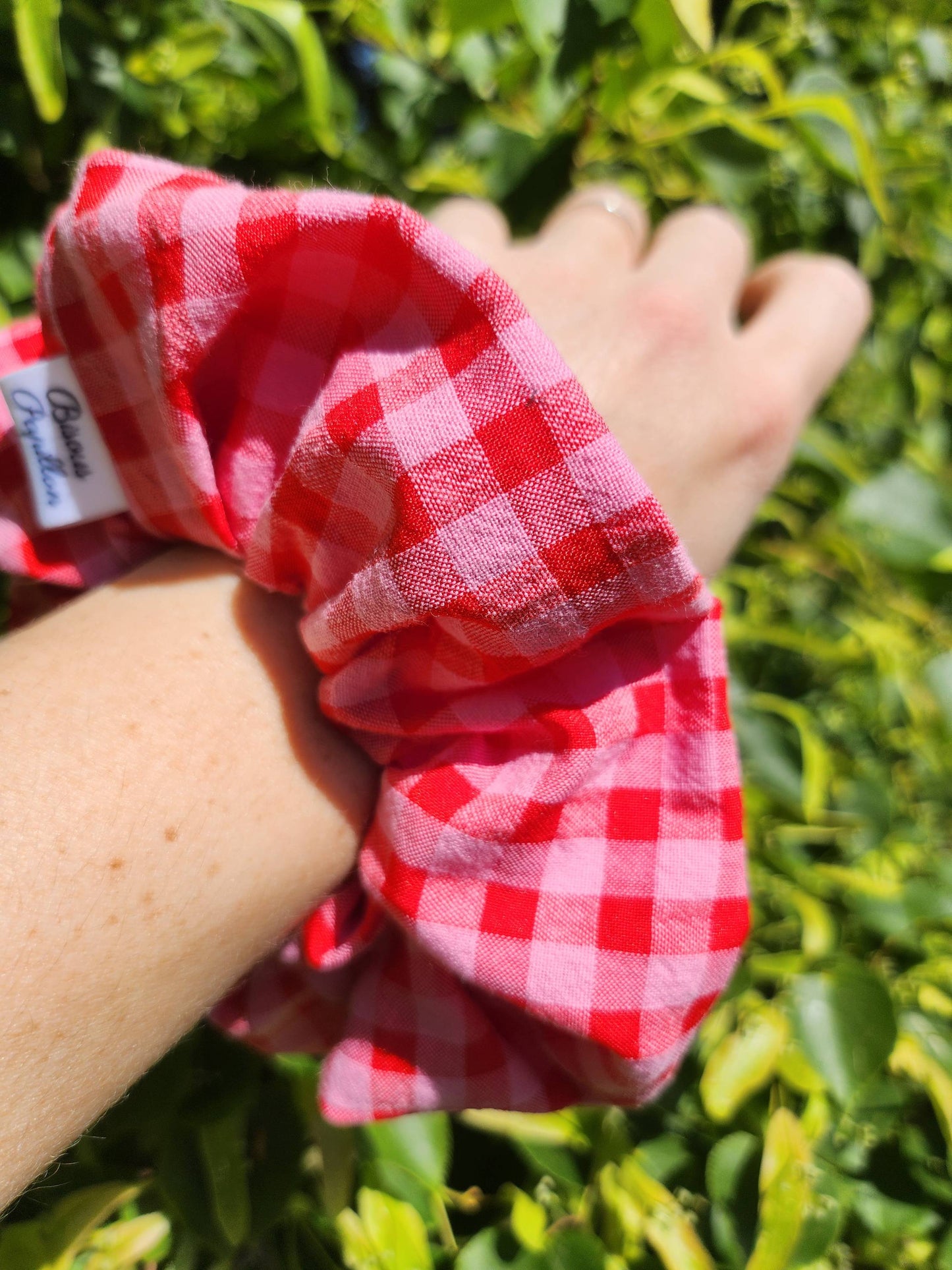 Chouchou Vichy Rouge et Rose