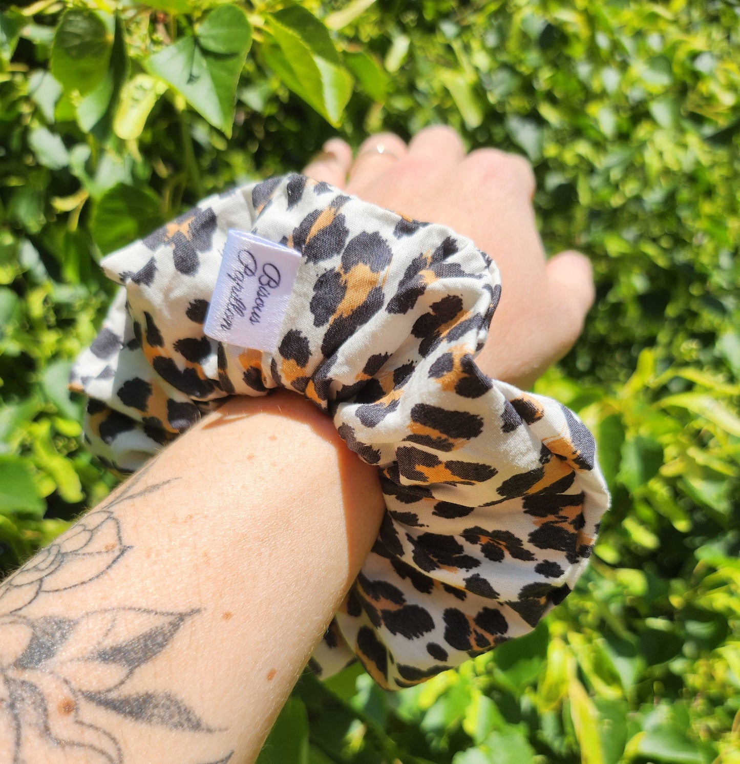 Chouchou Léopard en coton