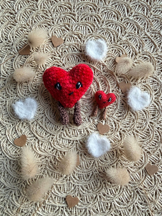 ❤️ Patron Crochet Petit Cœur – Modèle PDF Gratuit Petit Cœur Bisous Papillon