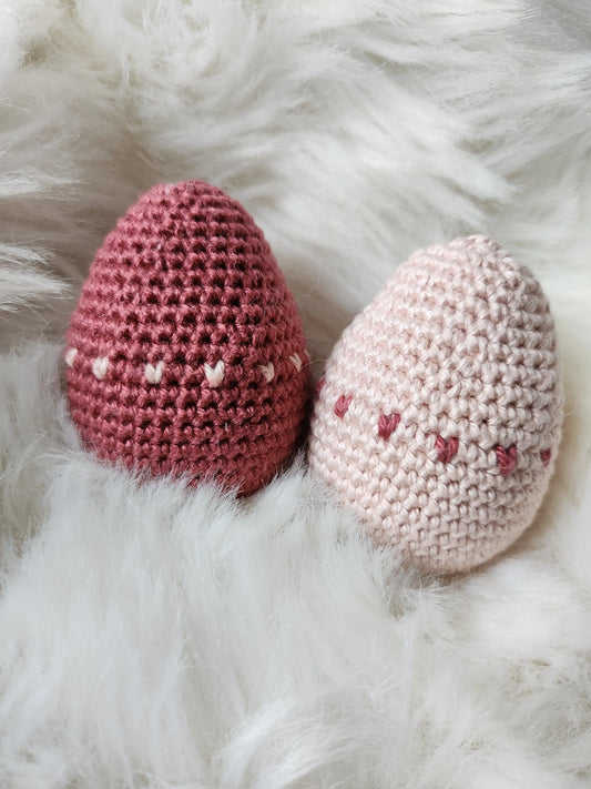 Patron au crochet Petit Œuf de Pâques Bisous Papillon