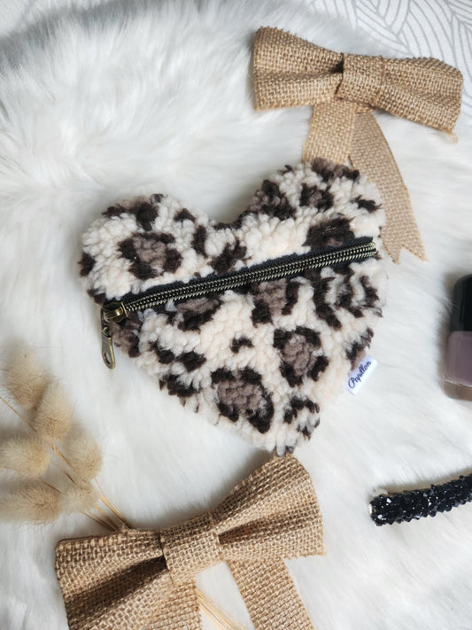 Pochette cœur Graou 🐆