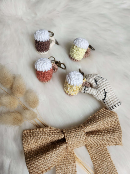 Porte-clés Chope de Bière au Crochet 🍺