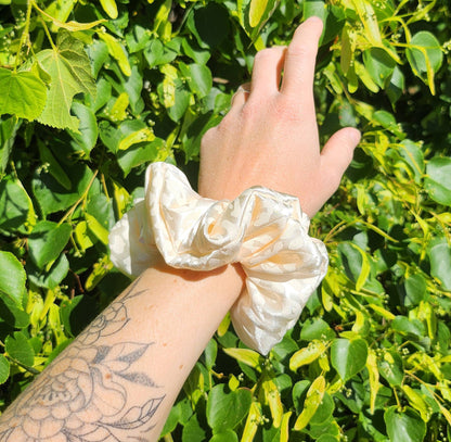 Chouchous en Satin Motifs Léopard