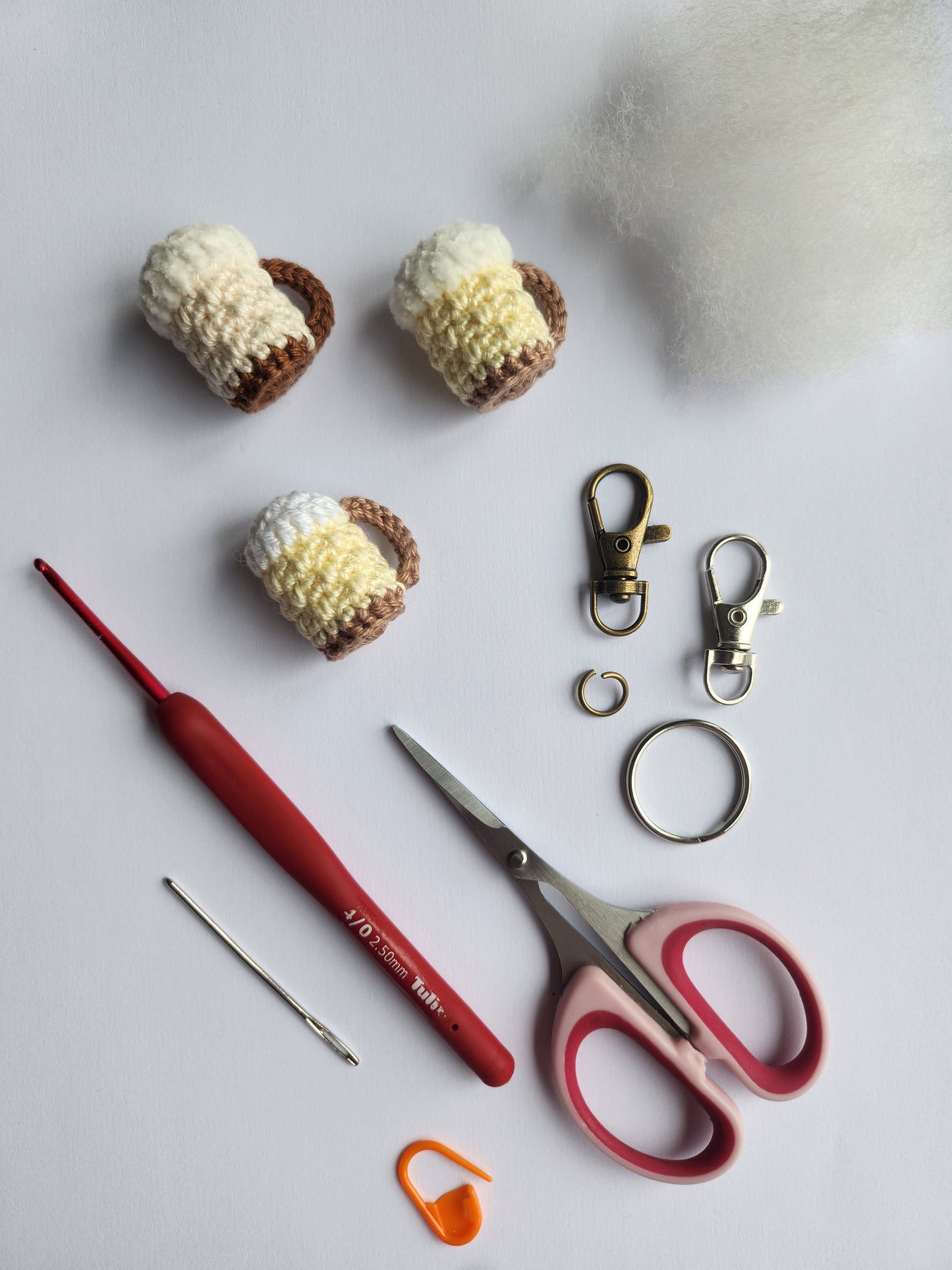 Patron Crochet – Mini Chope de Bière 🍺