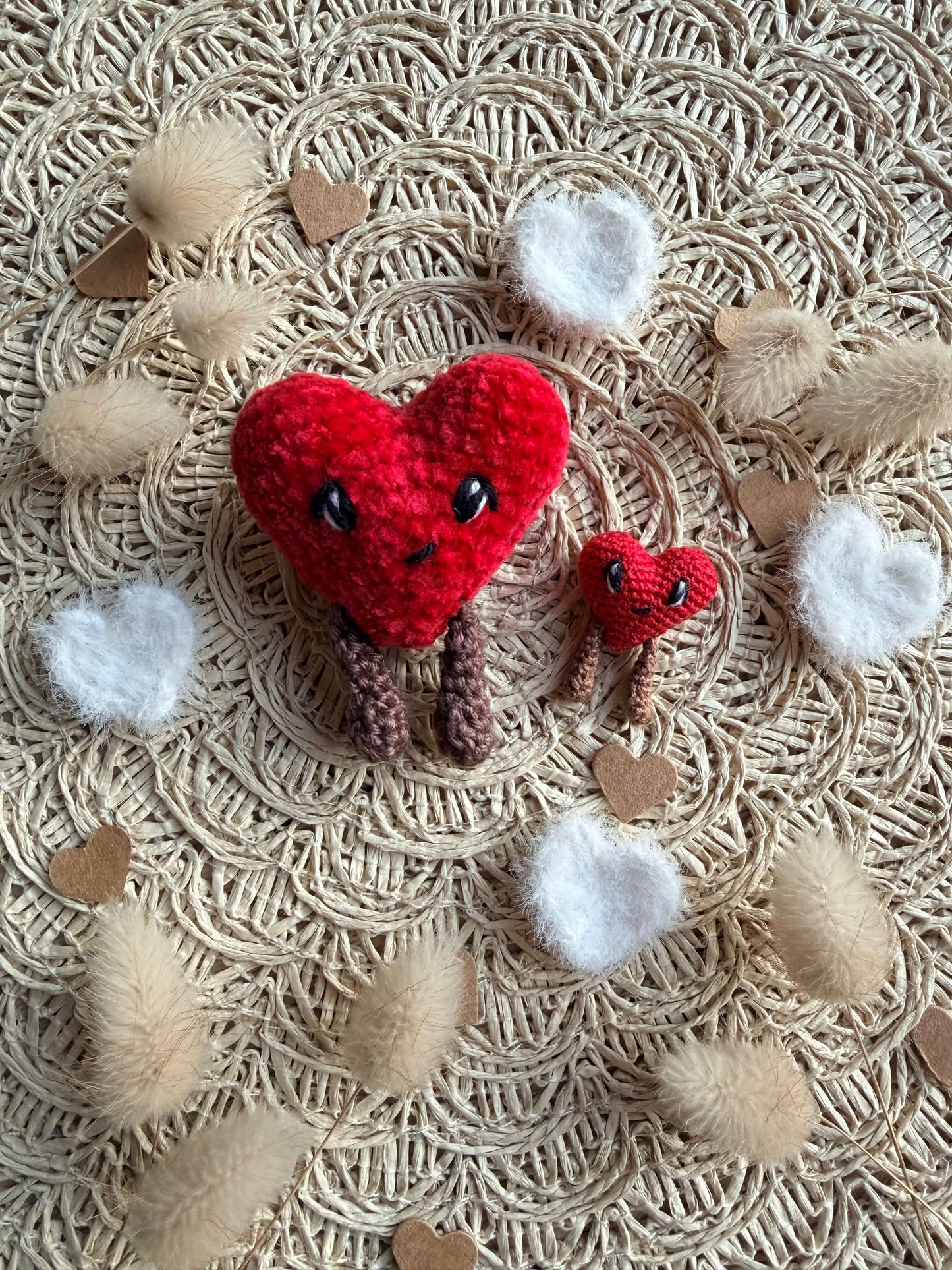 ❤️ Patron Crochet Petit Cœur – Modèle PDF Gratuit Petit Cœur Bisous Papillon