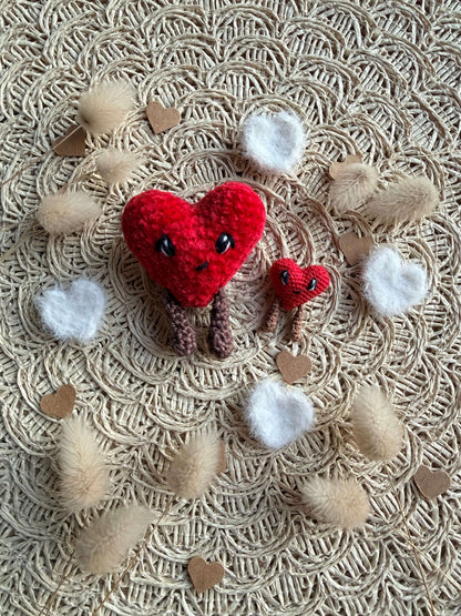 ❤️ Patron Crochet Petit Cœur – Modèle PDF Gratuit Petit Cœur Bisous Papillon