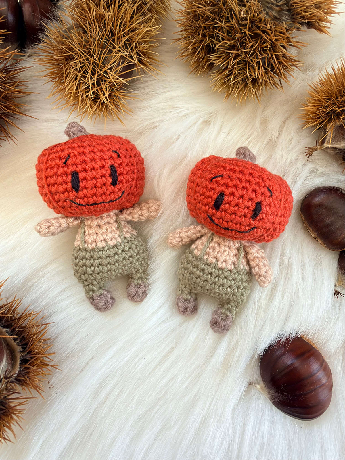 Patron crochet Baby Citrouille Bisous Papillon