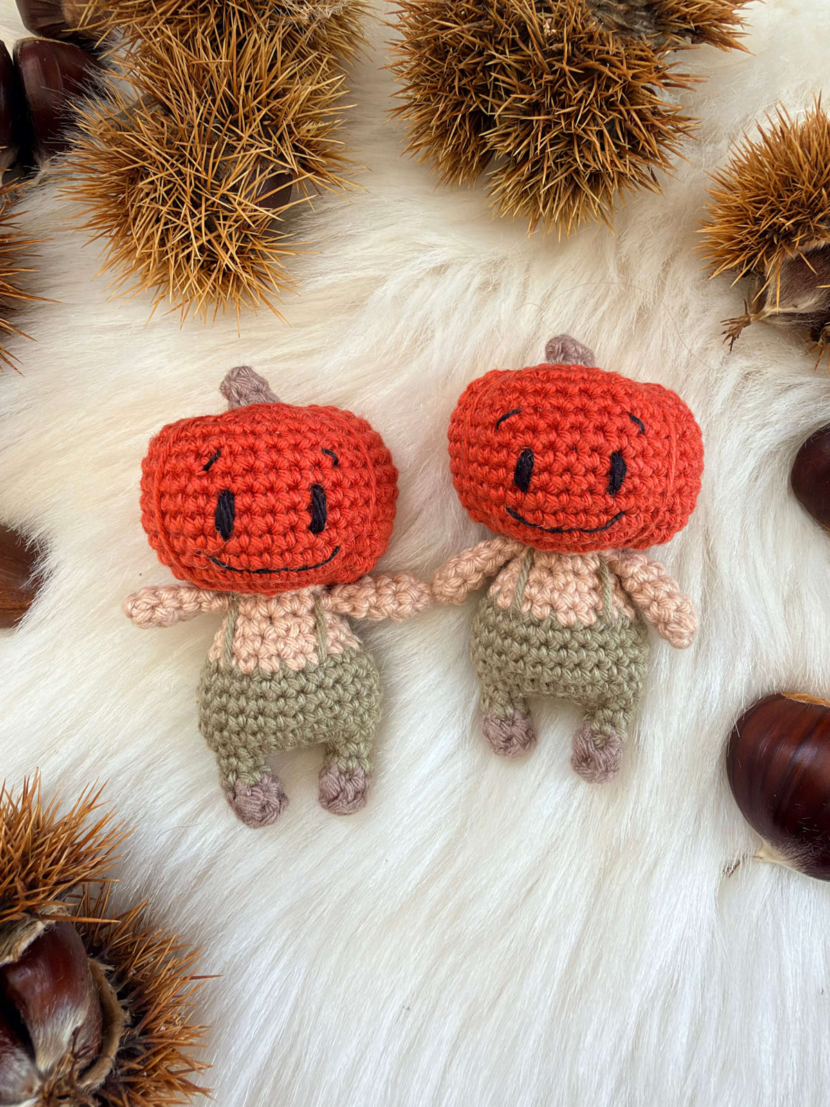 Patron crochet Baby Citrouille Bisous Papillon